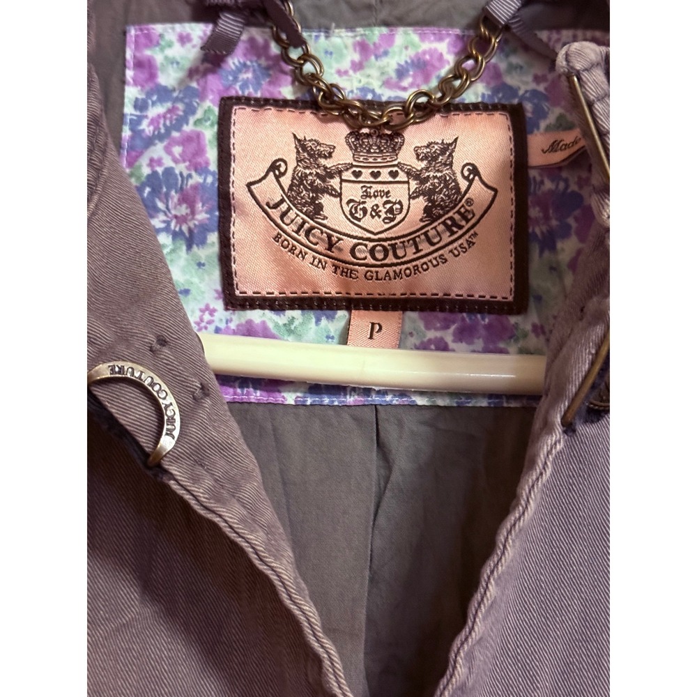 Juicy Couture Military Band Jacket Trim Y2K Chic Steampunk Victorian Goth Size P